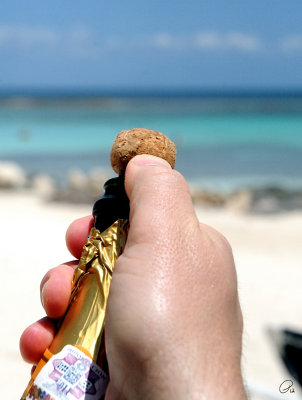 Champagne On The Beach