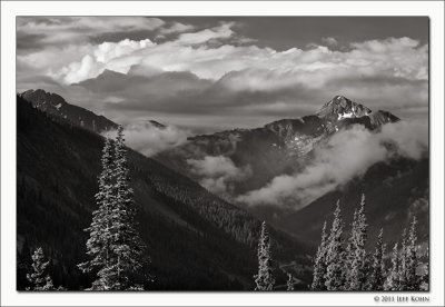 Bear Mountain and Breaking Clouds, San Juan National Forest, Colorado, 2011
