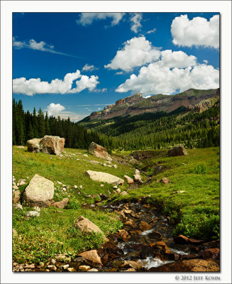 West Fork Basin and Precipice Peak, Uncompahgre Wilderness, Colorado, 2012