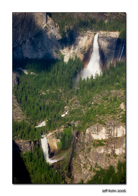 Nevada and Vernal Falls