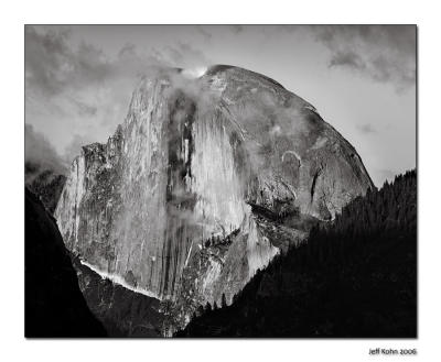 Half Dome at Sunset