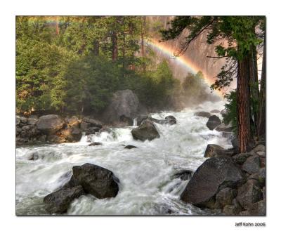Rainbow, Yosemite Creek (Below Lower Yosemite Fall)