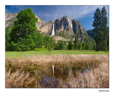 Yosemite Falls Reflection