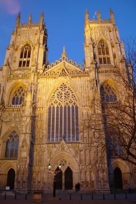 The York Minster in the Evening