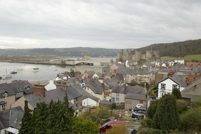 View of Conwy from the city wall