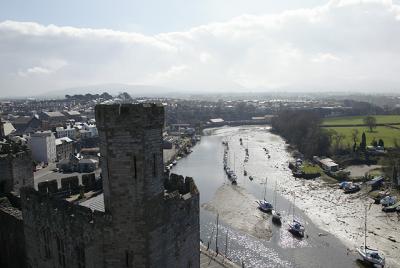 View from Caernarfon's Tower