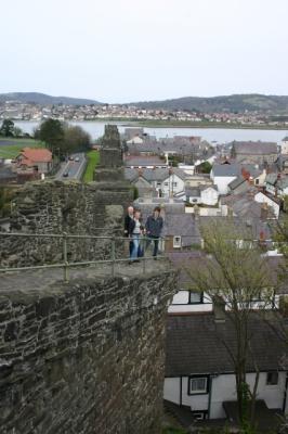 We hike the Wall in Conwy