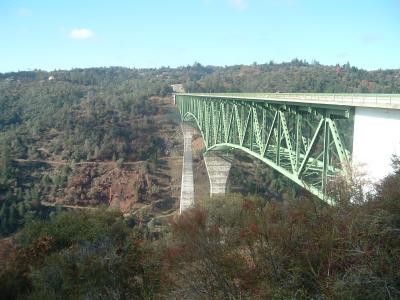 Foresthill Bridge (3rd highest in USA)