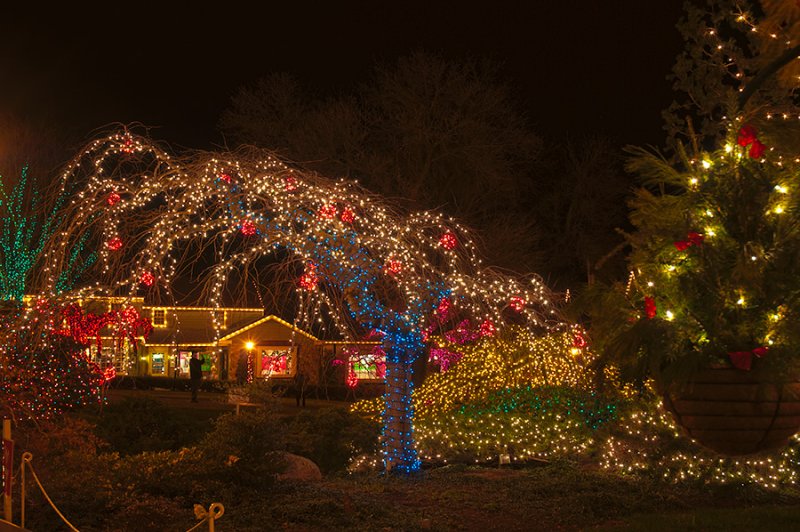 2011 Christmas Lights - Peddlers Village
