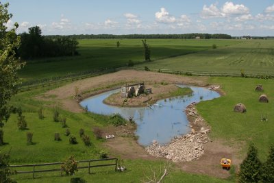 Creating a pond / Build a garden bassin / JUILLET 2009