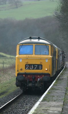 East Lancs Railway (ELR)  Diesel Day jan 2012