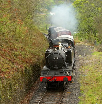 The Black GWR tank 5199