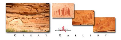Rock Art_Pictograph_Barrier Canyon Style_Canyonland_Horseshoe Canyon_Great Gallery