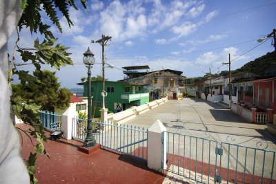 Taboga's main street