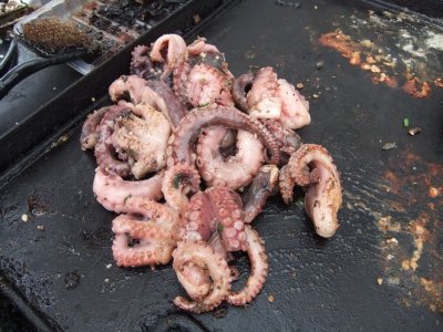 Octopus on the bbq