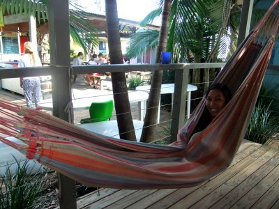 Jo hammocking