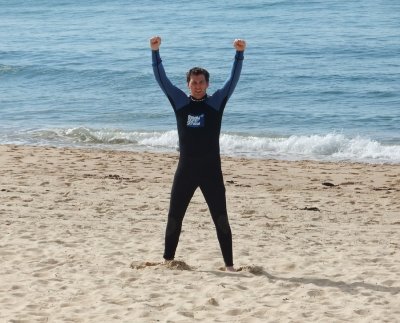 Grant on the shores of Manly