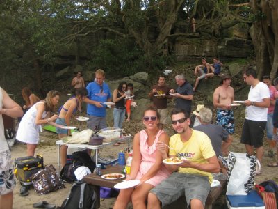 Thanksgiving day at Manly Beach