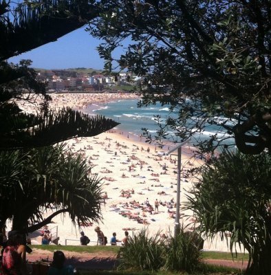 Bondi Beach near the end of summer