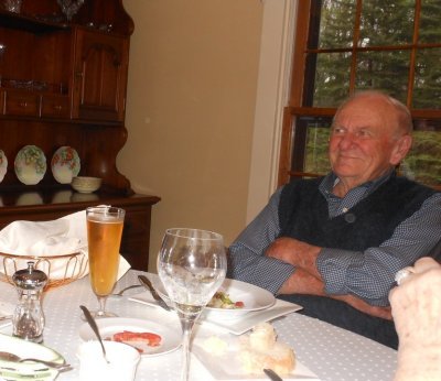 Grandpa at beer dinner!