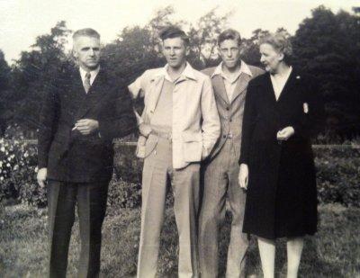 1940's - my Grandpa, his brother, and his parents