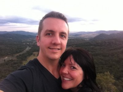 On the way home from our honeymoon