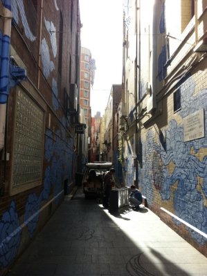 Chinatown alley in Sydney
