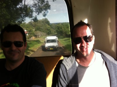 Bus ride back to Byron Bay