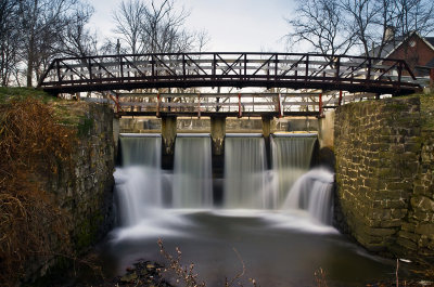 Bridge along the canal in Lambertville, NJ