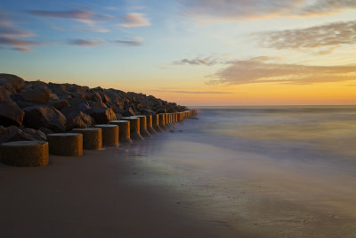 Sunrise at Fort Fisher, NC