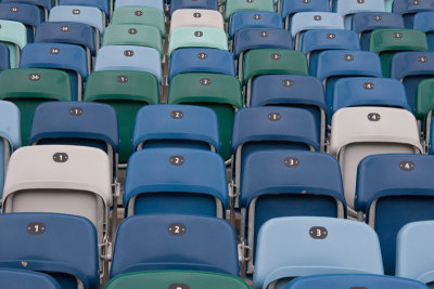 Seat patterns at Moses Madiba stadium Durban