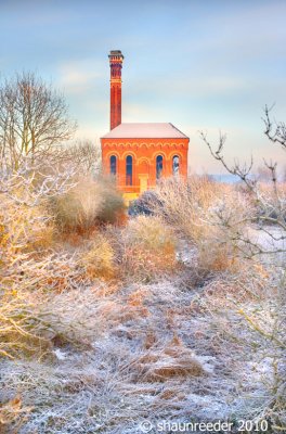 1611-frozen water-tower, Worksop, Notts