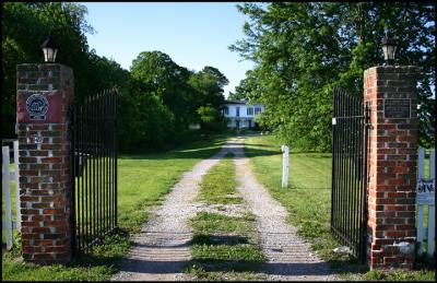 Drive leading to the main house