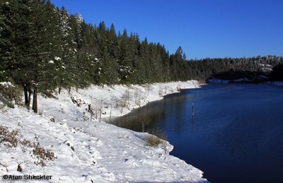 Magalia Reservoir, the morning after