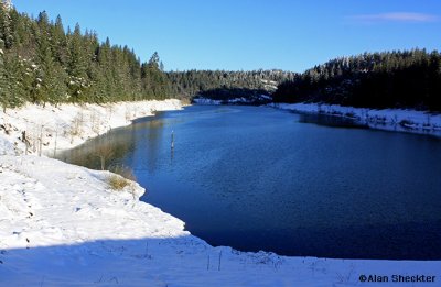 Magalia Reservoir, the morning after