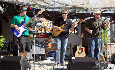 Crazygrass' Johnny Lombardo (from left), Dave Breed, David Silva, Sid Lewis