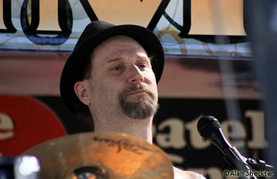 Crazygrass drummer Dave Breed