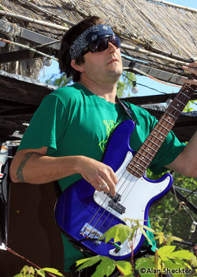 Crazygrass bassist Johnny Four Fingers Lombardo