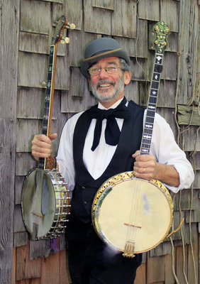 Gordy Ohliger, the Banjo-ologist,near Chico, April 30, 2011