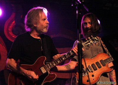 Wavy Gravy 75th Birthday Gala/SEVA Foundation Benefit, May 14, 2011, Bob Weir and Chris Robinson during They Love Each Other