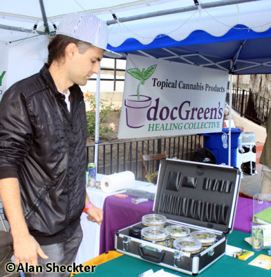 Doc Green's Healing Collective booth