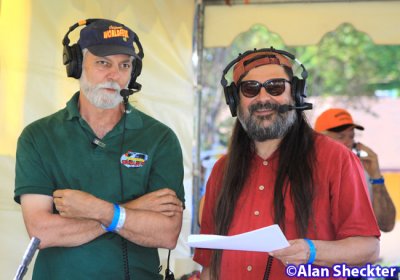 Festival Co-Director Dan DeWayne and KVMR's Wesley Robertson