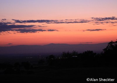 Sunset over Tuscan Ridge