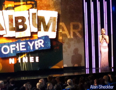 Katy Perry introduces Album of the Year nominees