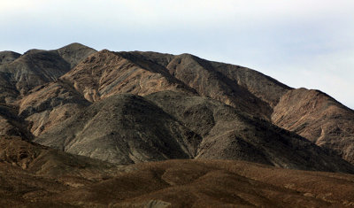 Highway 190, heading out of the Panamint Mountains