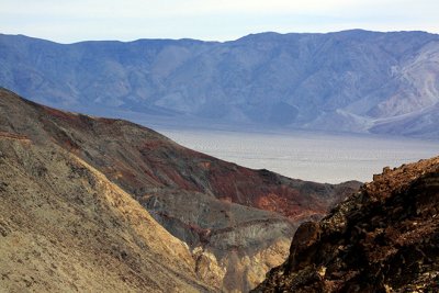 Highway 190, heading out of the Panamint Mountains