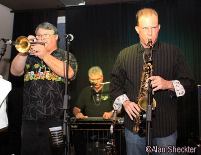 Patrick Hilton (from left), Steve Valine, Eric Weber