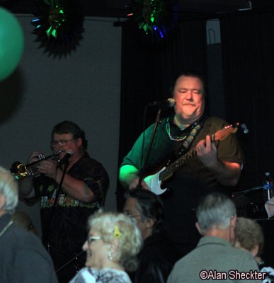 Big Mo and Patrick Hilton entertains the gathering