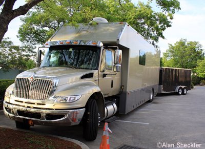 Green Sky Bluegrass' tour truck/bus/RV
