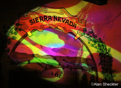 Sierra Nevada mural - in a new light